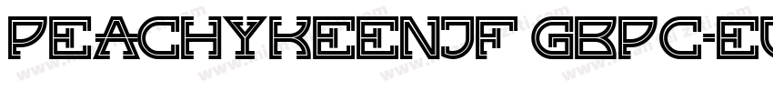 PeachyKeenJF GBpc-EU字体转换